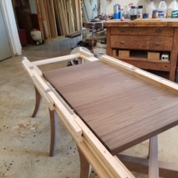 Custom Dining Table in the Shop